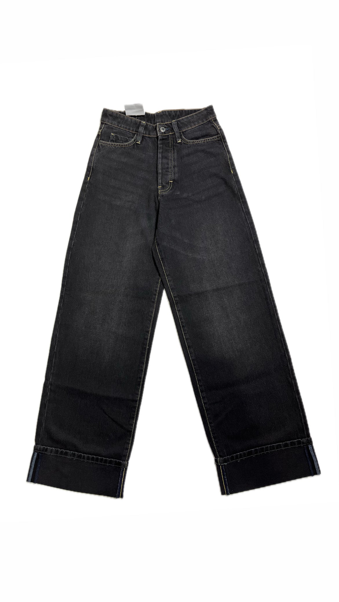 Downfold Blue & black Jeans