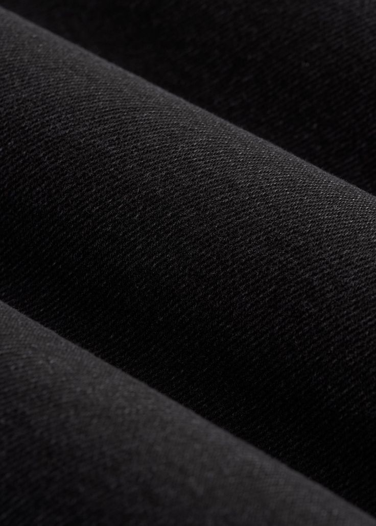 Close-up of black fabric texture