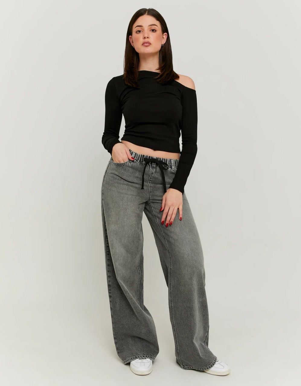 Wide Leg Joggers Jeans