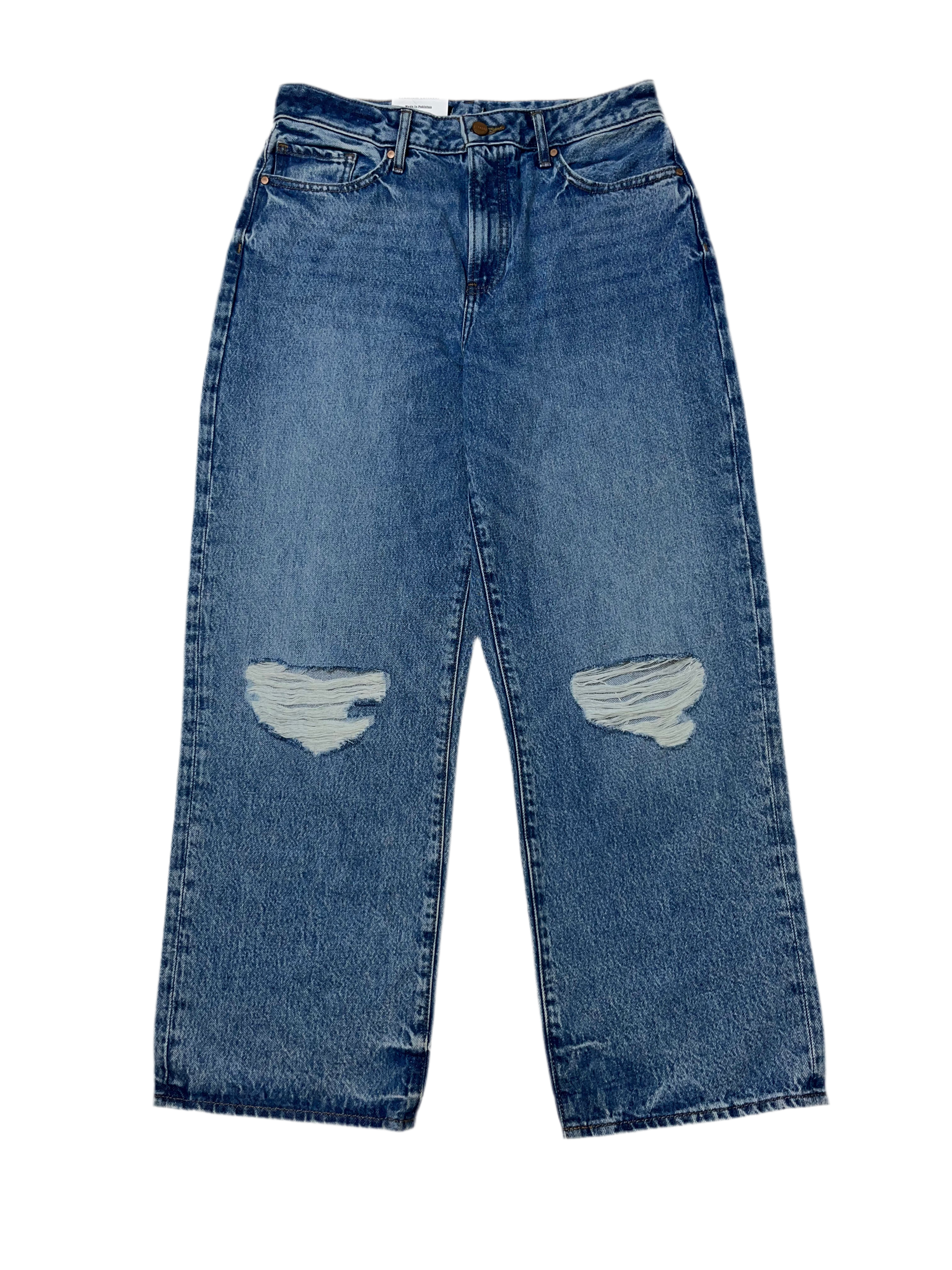 Wide Leg Low-Rise Jeans