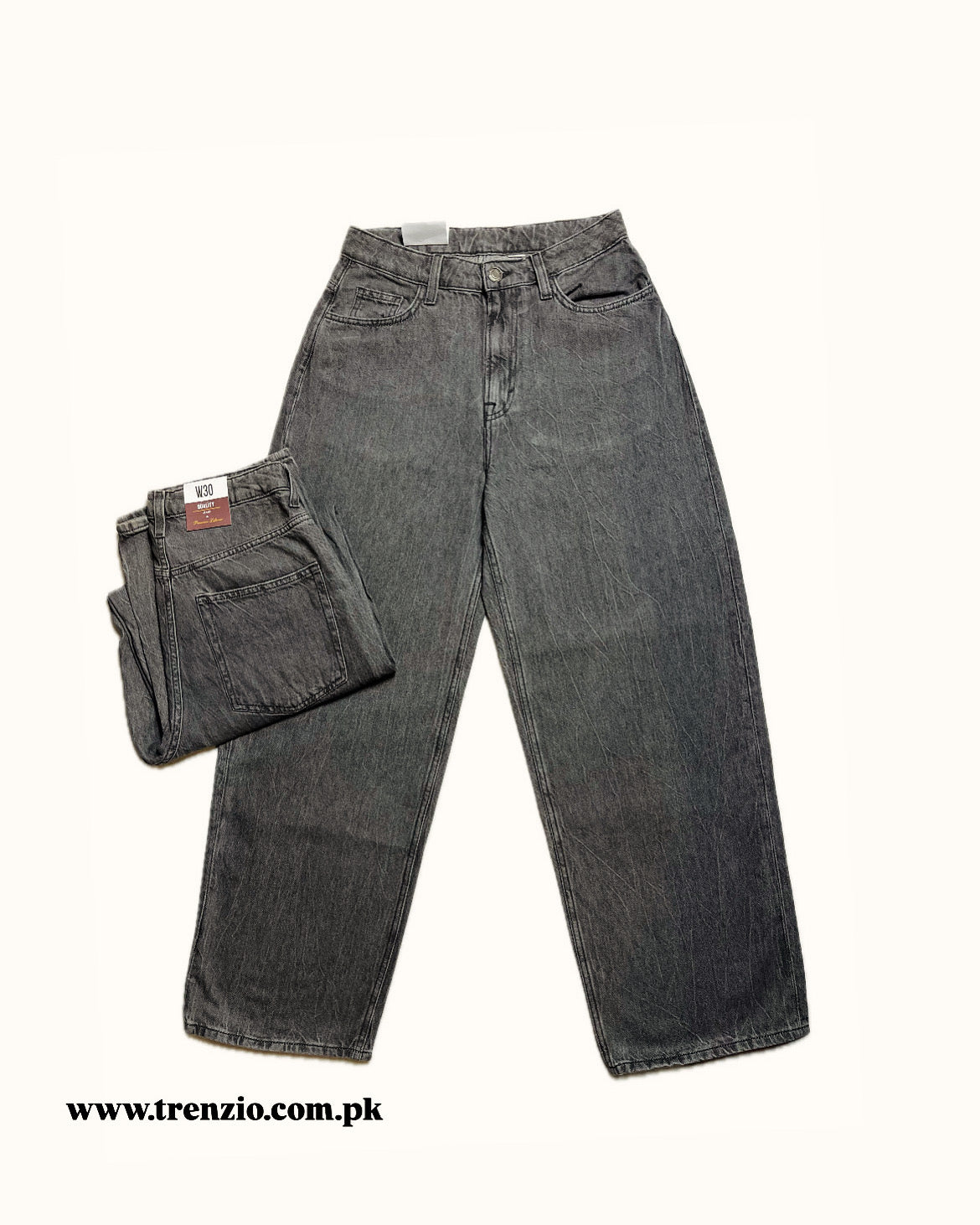 Wide Leg Baggy Fit Jeans