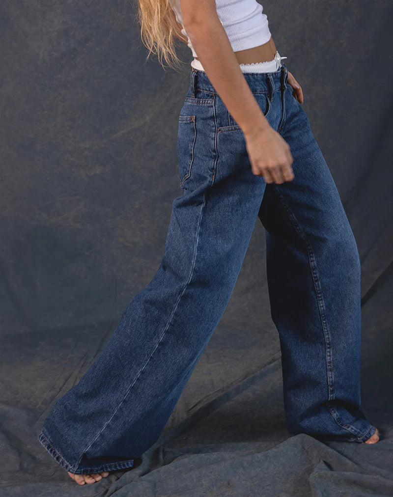 Wide Leg Loose Jeans